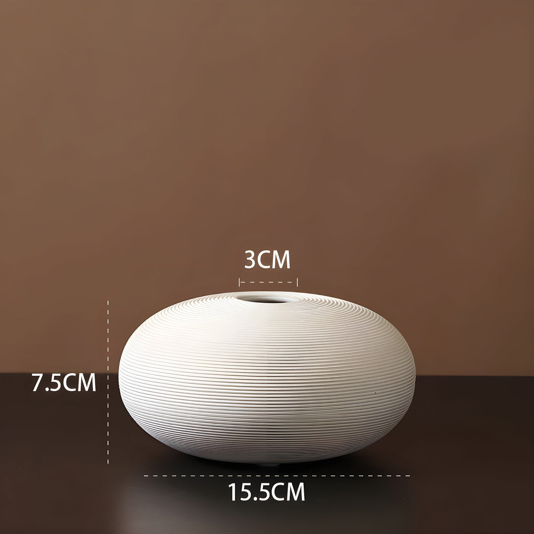 Norvo | Minimalistisk Håndlaget Keramisk Zen Vase