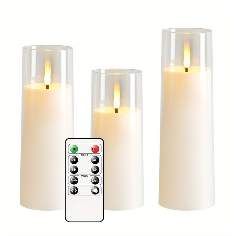Norvo | HolidaySpark - 5 LED Uten Flamme Stearinlys for Festlig Stemning