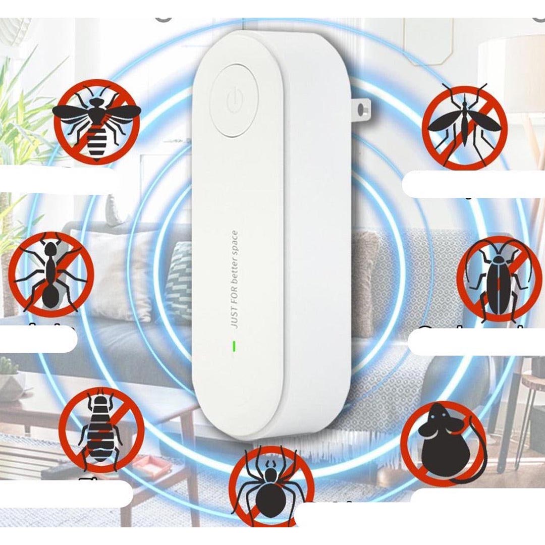 Norvo | Pakke med 2 Ultralyd Insektavvisende Plugg-in Myggavvisende