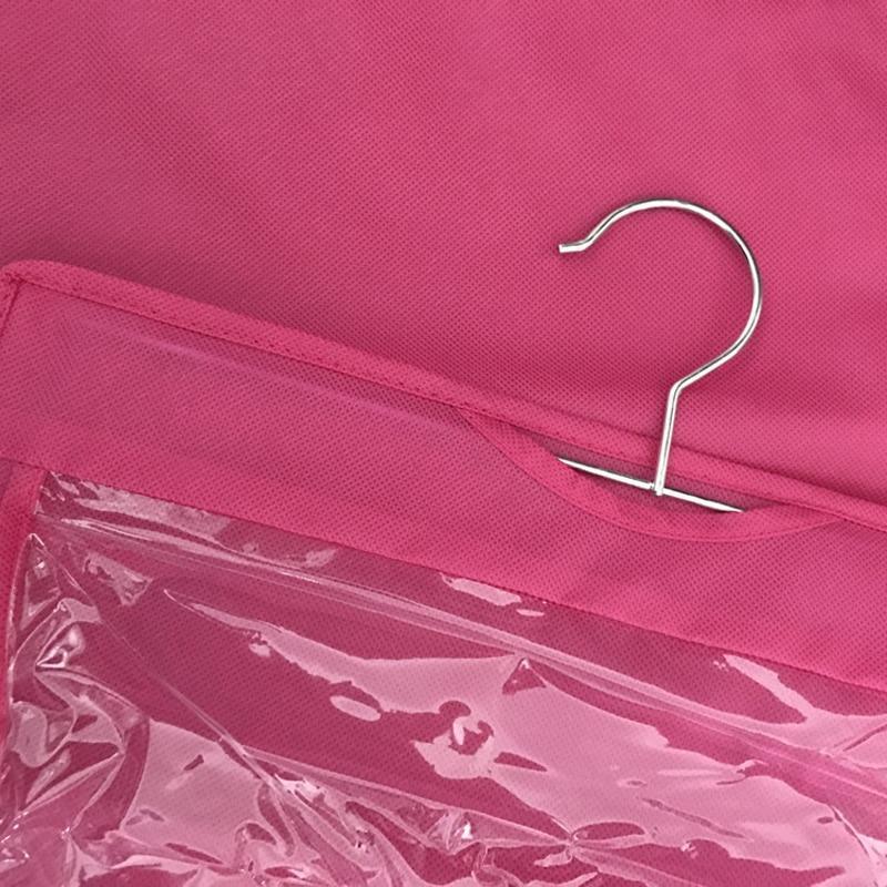 Norvo | Hengende Handy Handbag Organizer 6 Lommer Gjennomsiktig Oppbevaring Klesskap