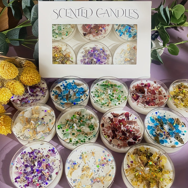 Norvo | ScentedGem - Luksuriøse krystall-infuserte blomsterlys