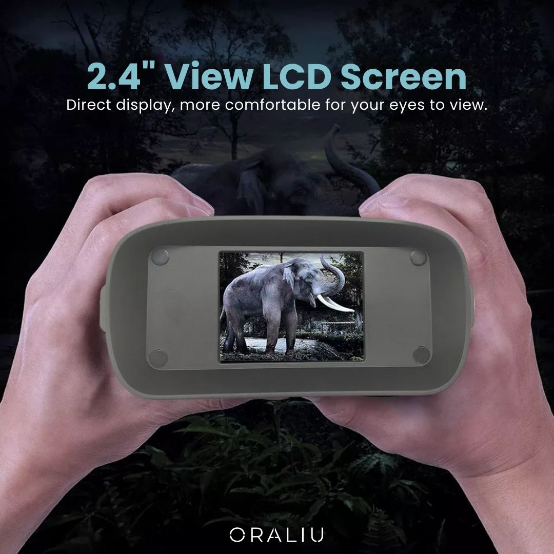 Norvo | Digitale Nattkikkerter – 5x Zoom, Infrarød, HD Kvalitet