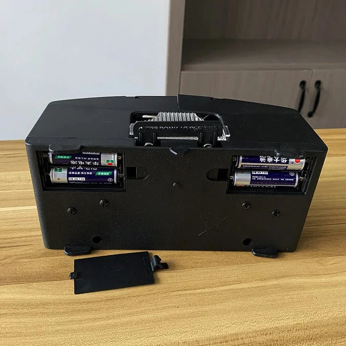 Norvo | Automatisk Spillkortblander – Perfekt for 2/4/6 Deck, Elektrisk Spillkortblander for Poker