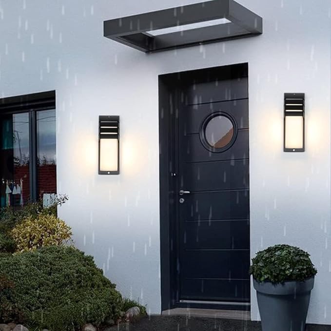 Norvo | Led Utendørs Vegglampe Med Menneskelig Bevegelsessensor