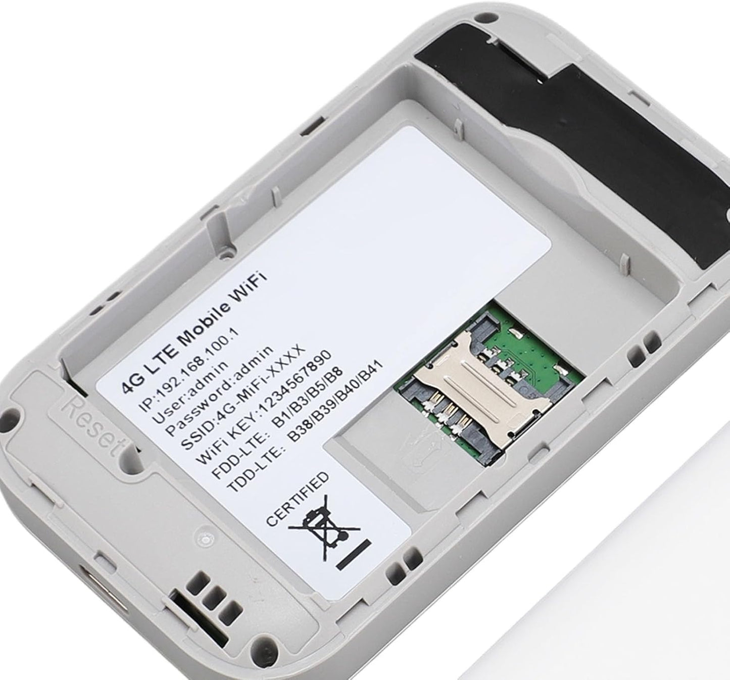 Norvo | 4G LTE USB WiFi Hotspot Modem med 300Mbps hastighet og 3000mAh batteri – Netvora