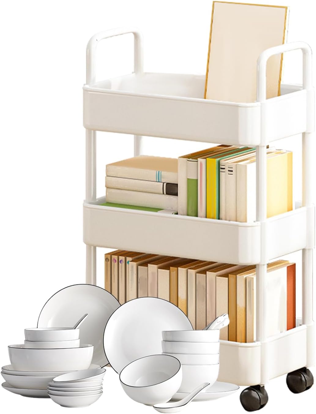 Frendorf | Rullende nyttevogn med hjul og håndtak – Veyora