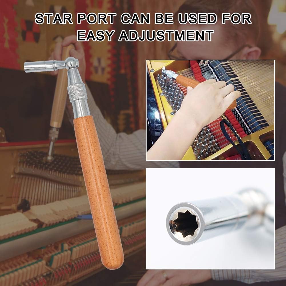 Norvo | Profesjonell 16-delt piano tuning sett med oppbevaringsboks – Arvena