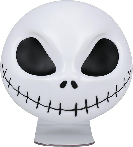Norvo | Halloween Jack Skellington Nattlampe – Fargerik Anime Figur Lampe Ornament fra The Nightmare Before Christmas Festdekorasjon