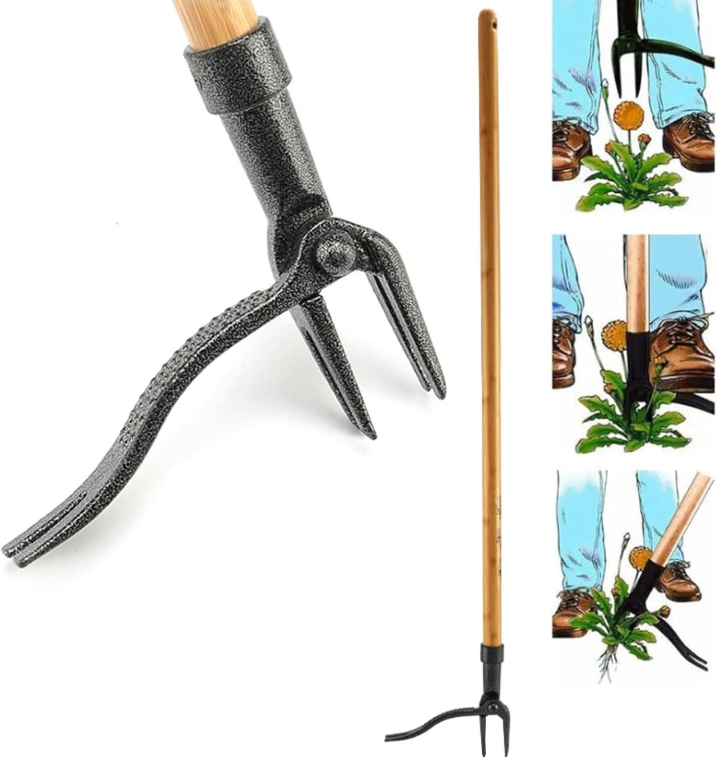 Norvo | GreenSpace 4-Prong – For rot-dyp hagepleie