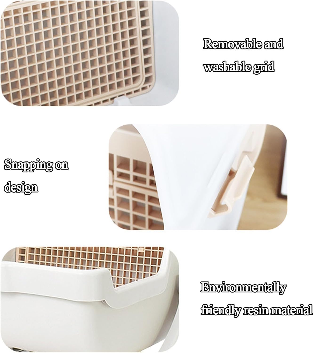 Norvo | Automatisk luktfri kattetoalett med åpen toppdesign – Felvora