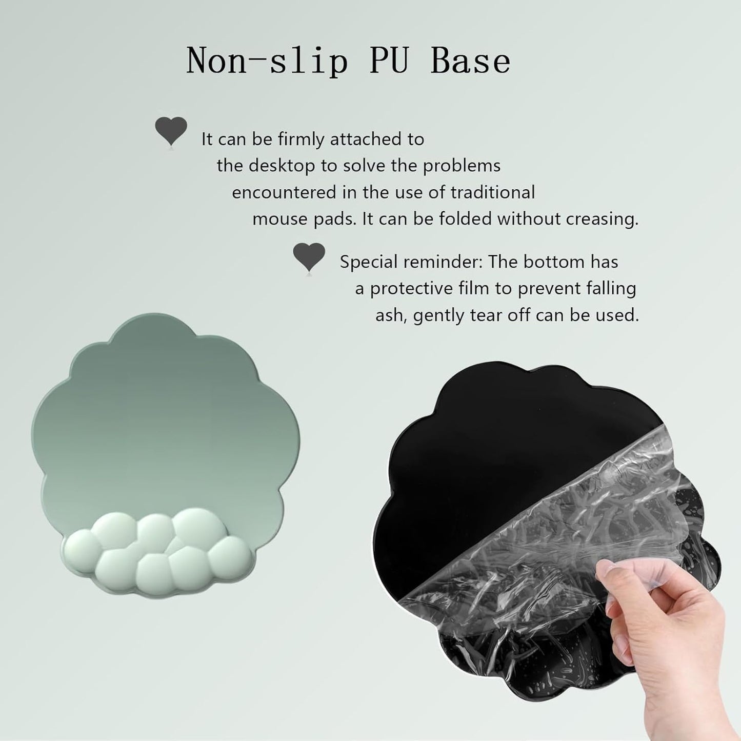 Frendorf | Skyformet Ergonomisk Håndleddstøtte Sett med Musematte & Underlag – Zeyora