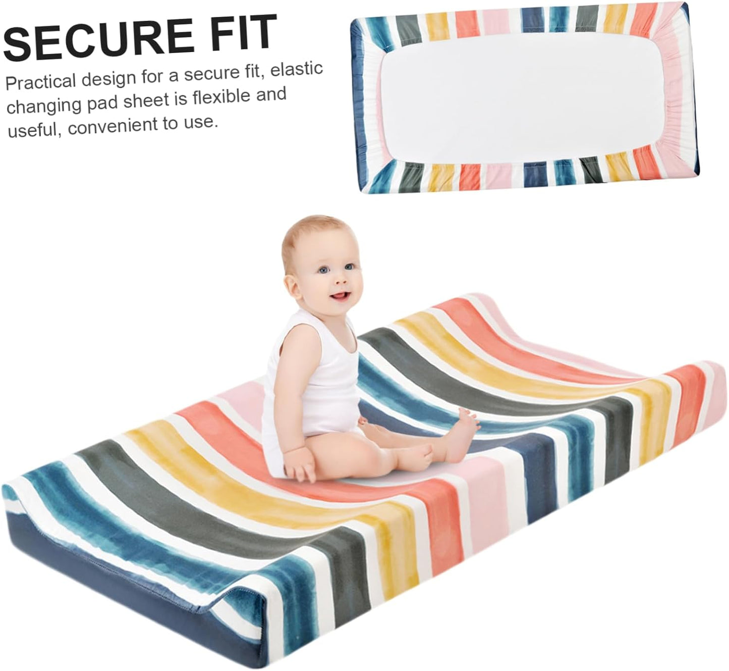 Norvo | Stellematte trekk for baby – Mykt og tilpasset trekk for stellebord