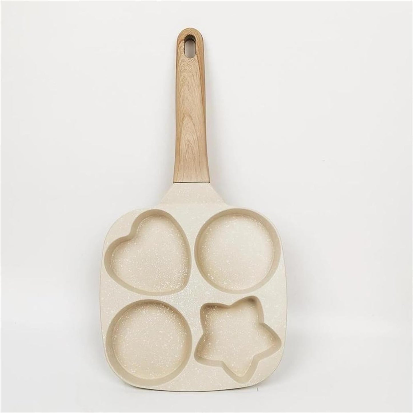 Norvo | 4-kopp Multifunksjonell Non-Stick Egg Stekepanne – Stjerneformet Design