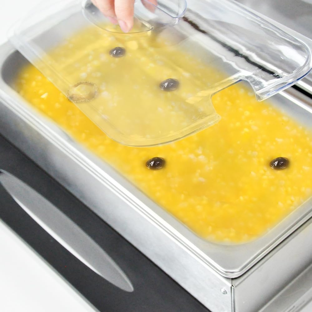 Norvo | Elektrisk Buffet Matvarmer med 3 × 2,5L Fat & Temperaturkontroll – Valtero