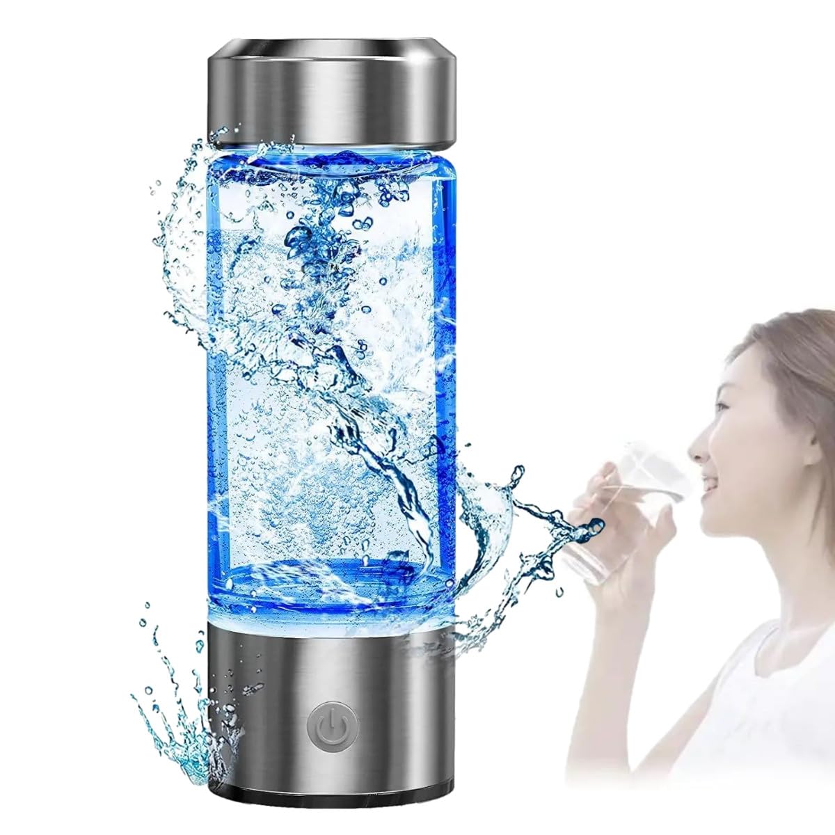 Norvo | Hydrogen Water Bottle | Portable Rechargeable BPA-Fri Alkalisk Vann