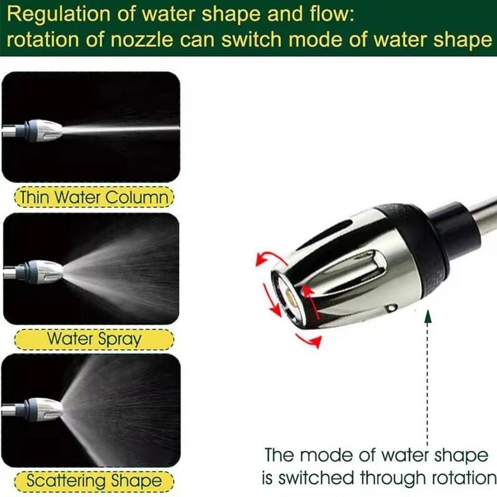 Norvo | AquaBlitz Høytrykk Spraypistol – Universell Slangefesting for Kraftig Rengjøring