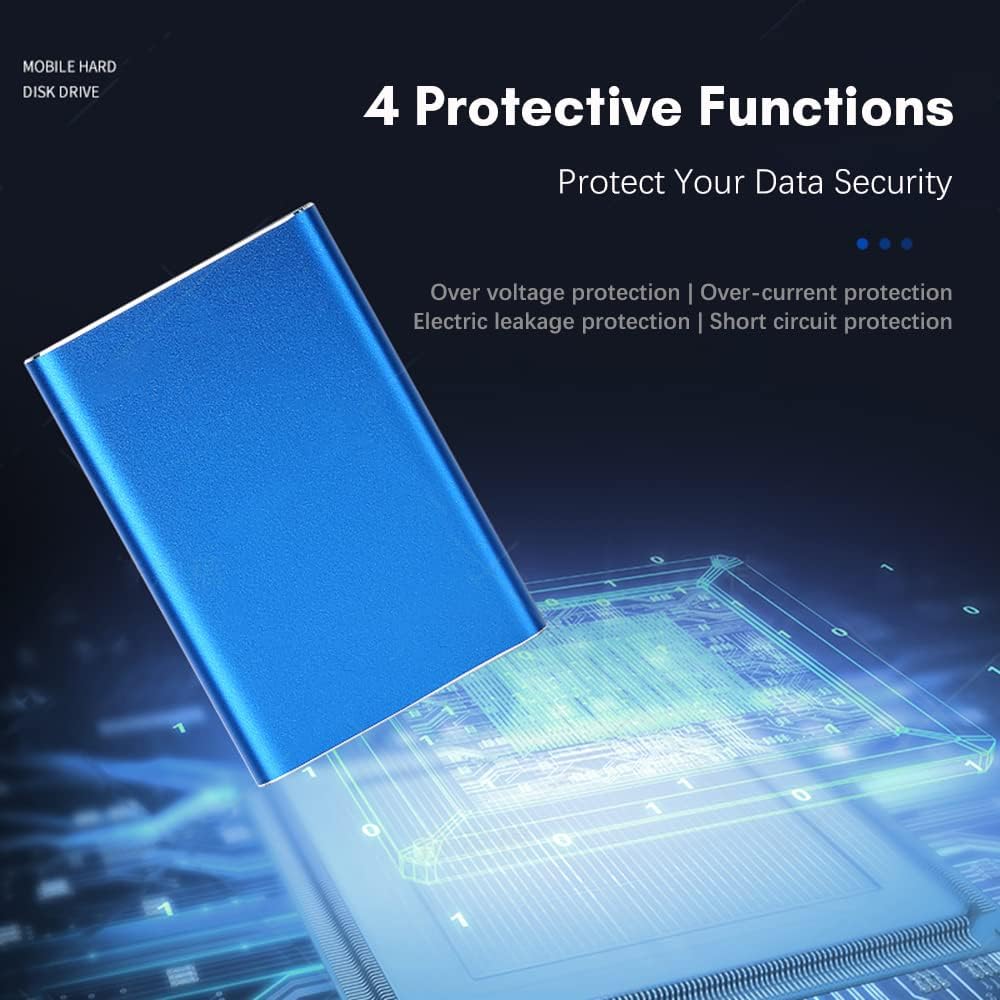 Norvo | Bærbar 1TB USB 3.0 Harddisk med metallhus og høyhastighetsoverføring – Dravero