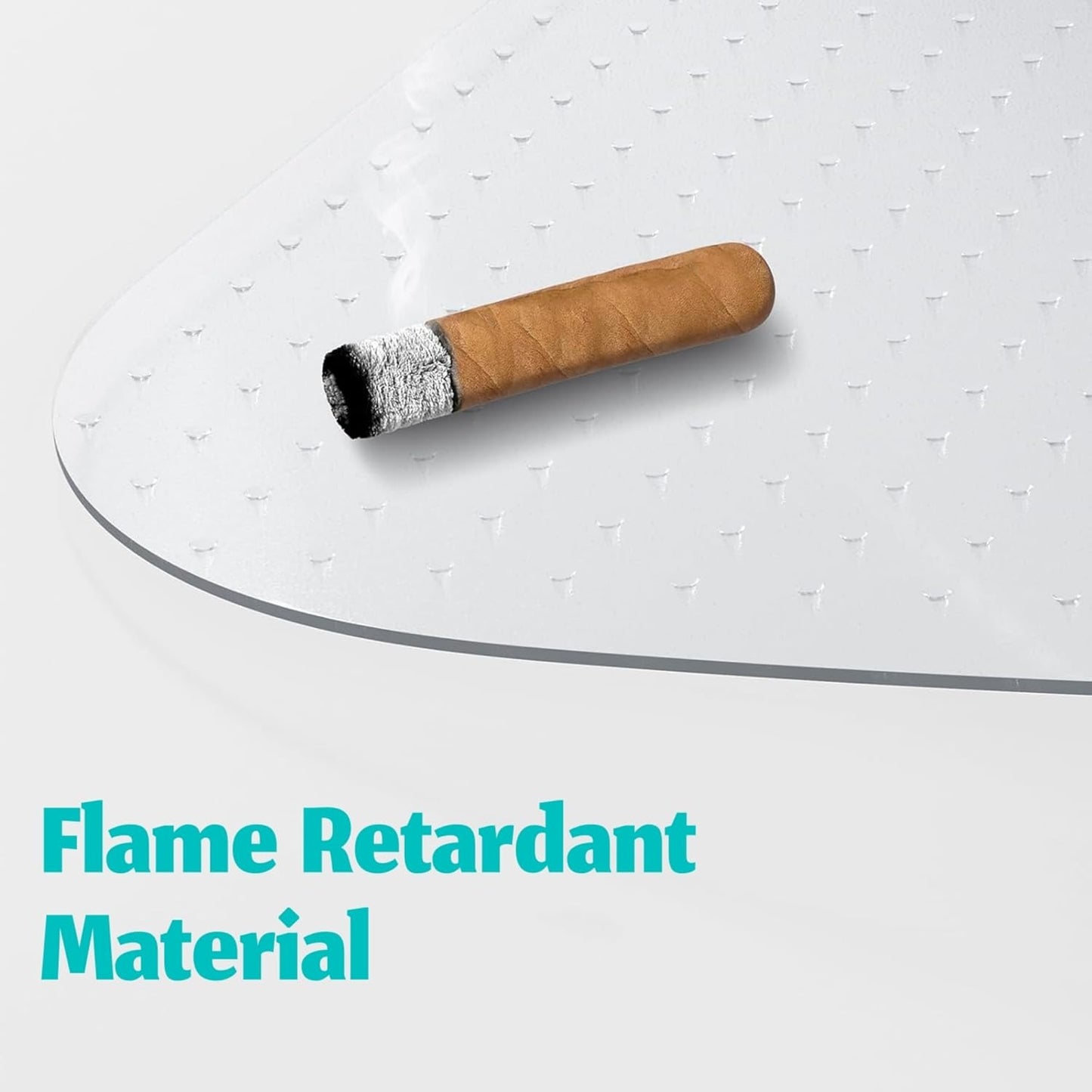 Frendorf | Klar PVC Kontorstolpledd for Lav-Pile Teppegulv – 120×90 cm Beskytter – Myrida