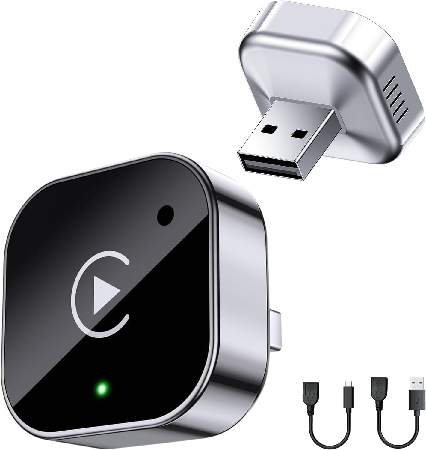 Norvo | Mini trådløs CarPlay-adapter med dual-band tilkobling og kompakt design – Novaro