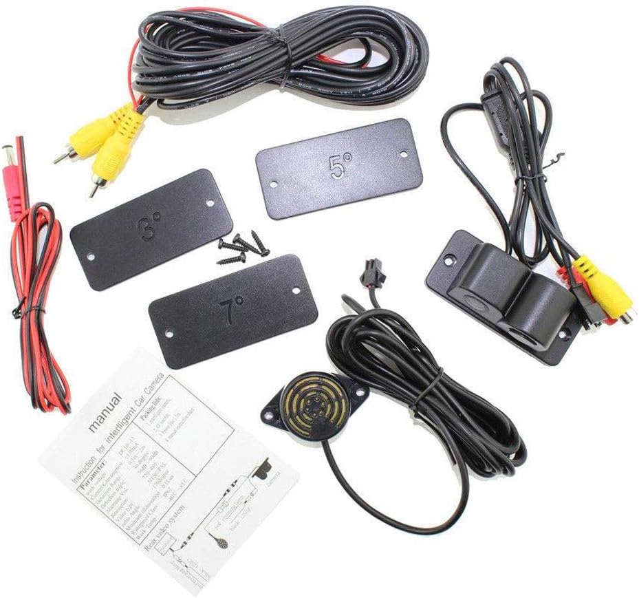 Norvo | Bil bakoverkamera med parkeringssensor 2-i-1 – SafePark