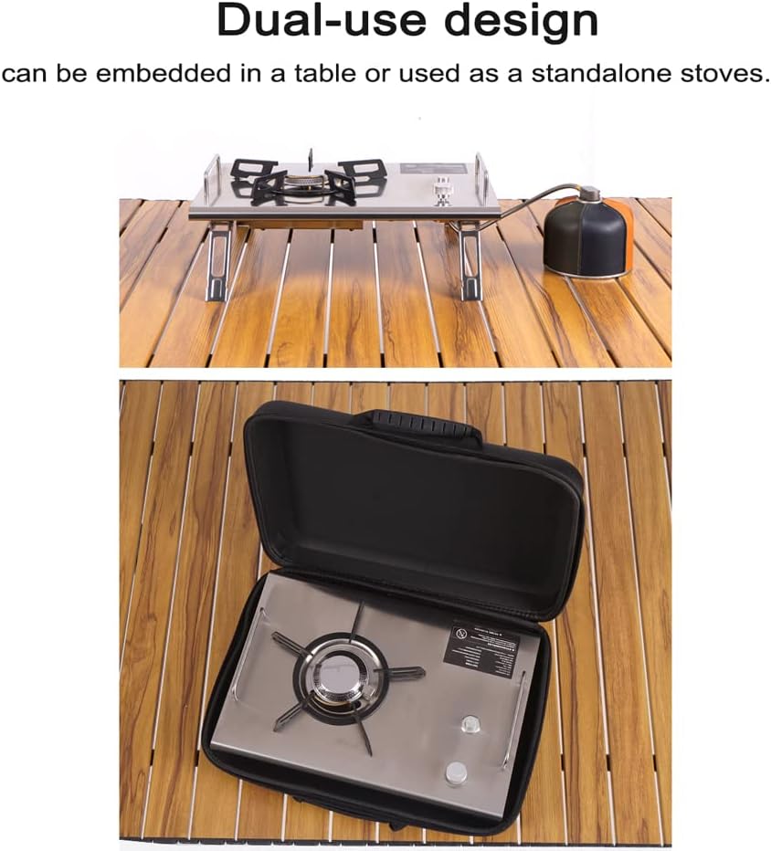 Frendorf | Utendørs sammenleggbar campingovn med elektronisk antenning – Travora