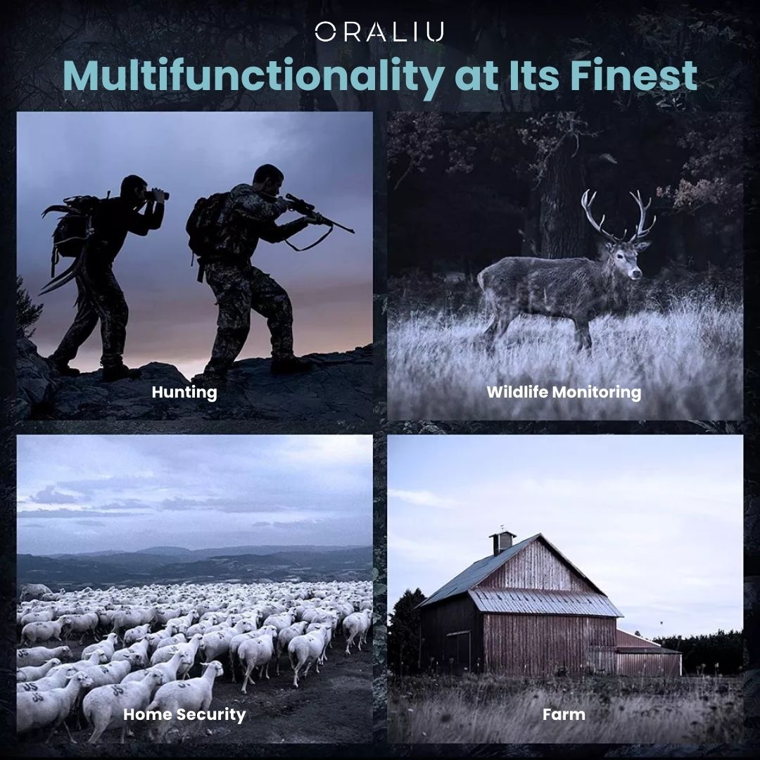 Norvo | Digitale Nattkikkerter – 5x Zoom, Infrarød, HD Kvalitet