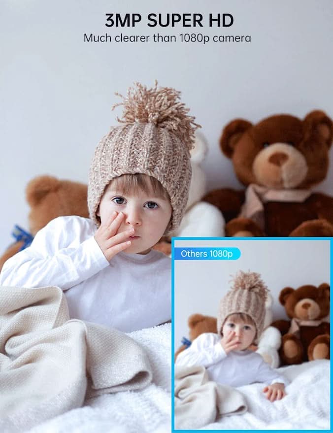 Norvo | 360° Lyspære Sikkerhetskamera med Bevegelsessporing