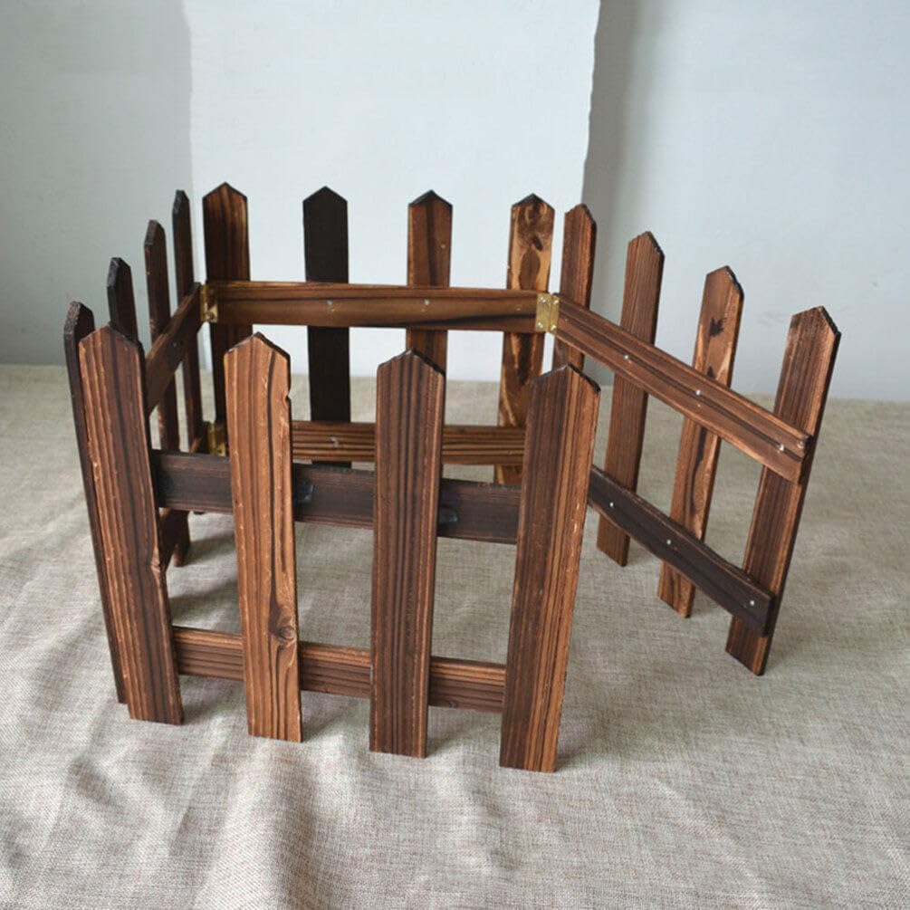 Norvo | Dekorativt tre hagegjerde for blomsterbed og utendørsområder