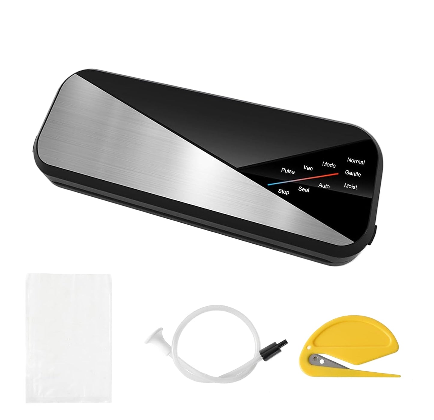 Frendorf | 6-i-1 Vakuumforsegler med 80kPa Suksjon og 30cm Forseglingstripe – Fresvyn