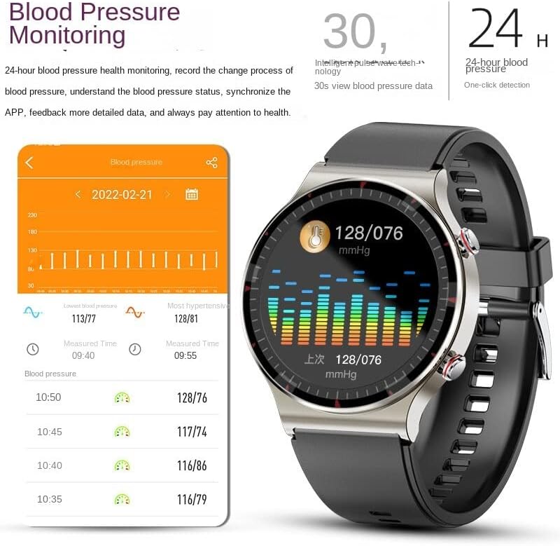 Norvo | CardioSense – Medisinsk ECG Smartwatch med Osram-sensor og 24/7 helsesporing