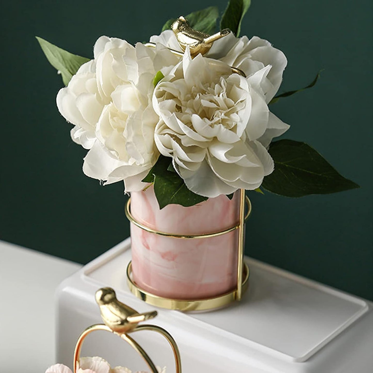 Norvo | Blomsterplantetopper med fugledesign for stilfull dekorasjon