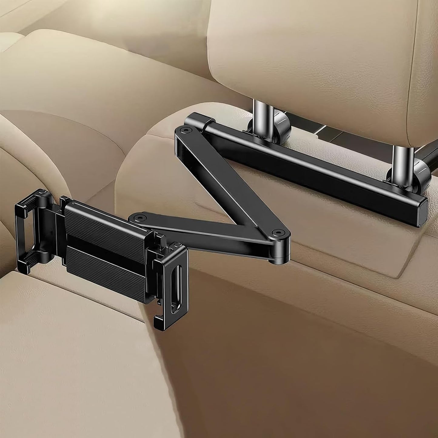 Frendorf | Bil Hodepute Tablet Holder – Justerbar 360° Baksete Telefon & Tablet Montering – Movira