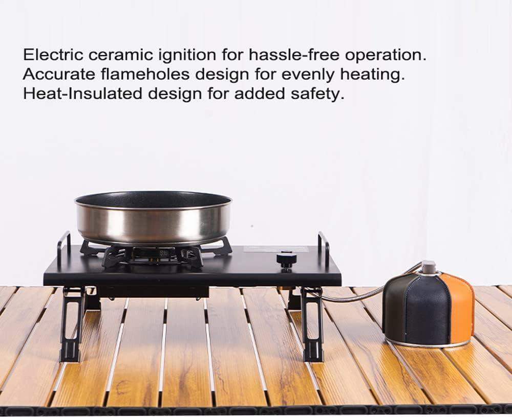 Frendorf | Utendørs sammenleggbar campingovn med elektronisk antenning – Travora