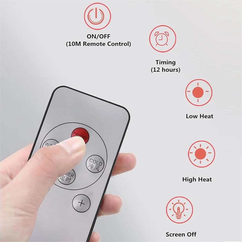 Norvo | Luftkondisjonering | Oppvarming og Nedkjøling | Veggmontert med Fjernkontroll