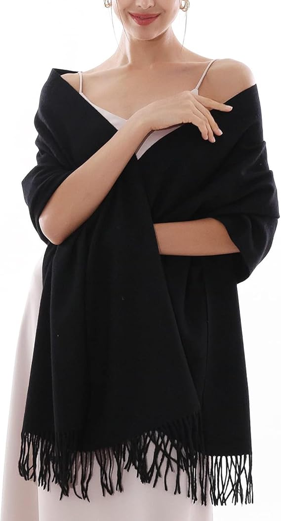 Norvo | Cashmere skjerf for kvinner Myk Varm Vinter Sjall