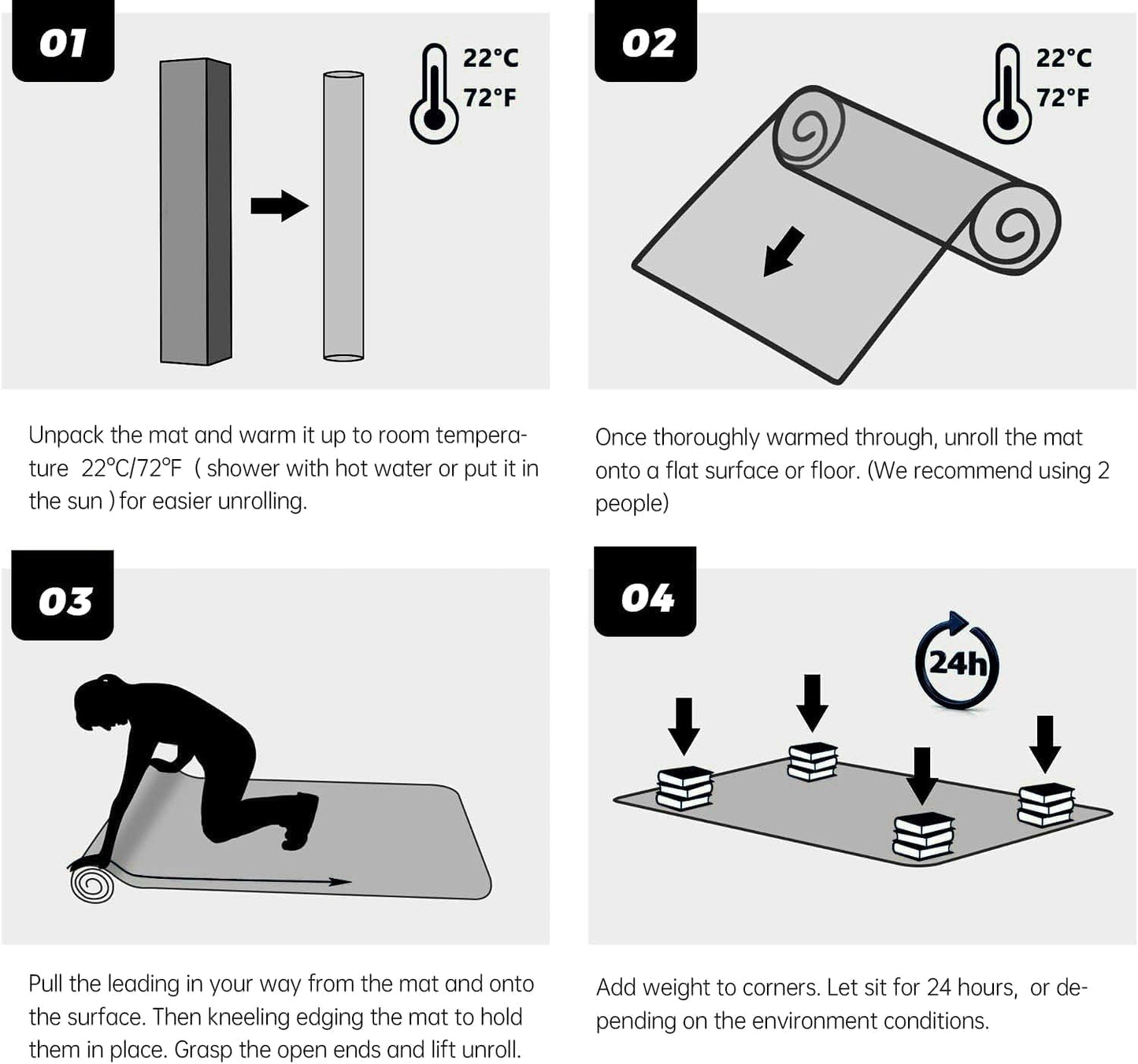 Frendorf | Klar PVC Kontorstolpledd for Lav-Pile Teppegulv – 120×90 cm Beskytter – Myrida