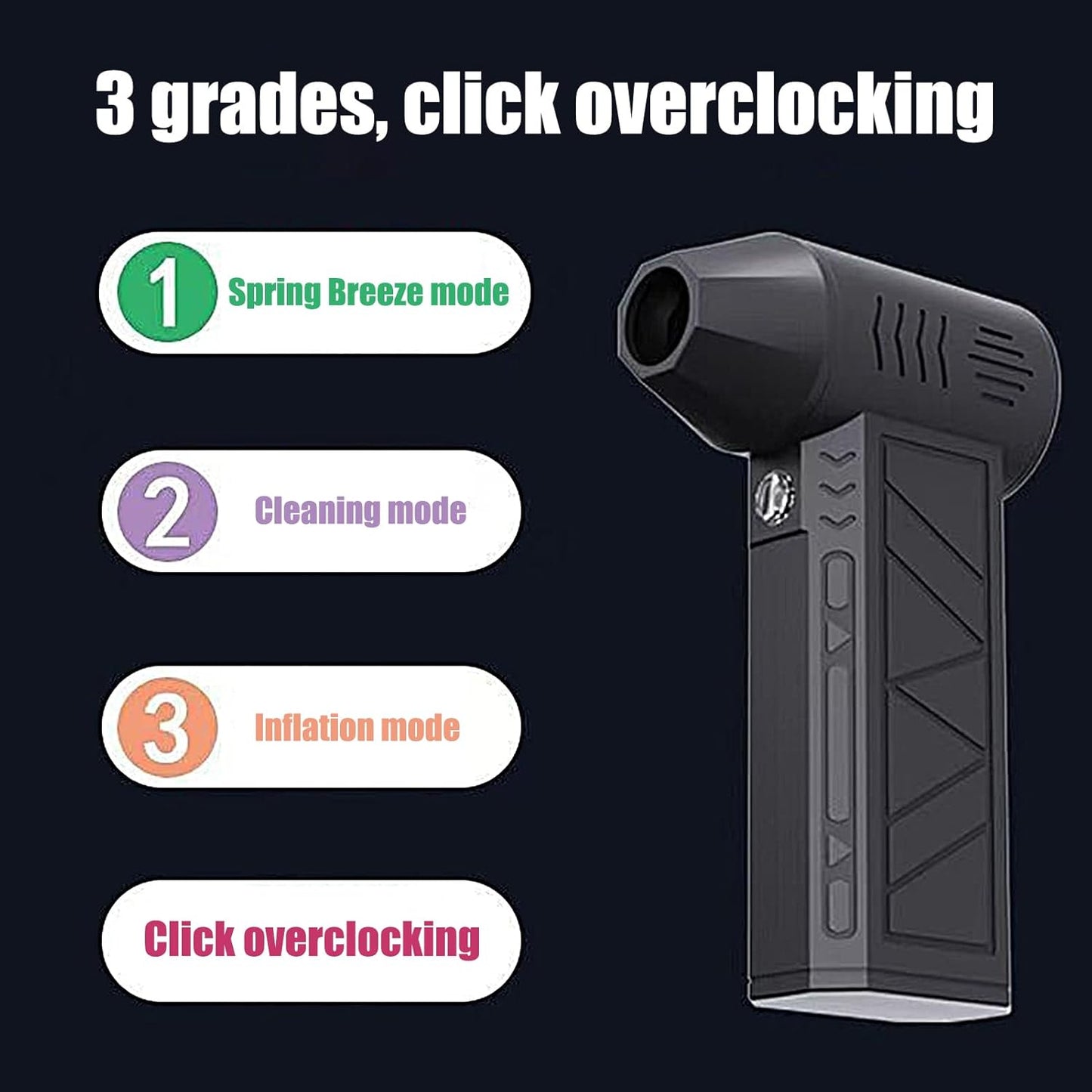 Norvo | Oppladbar Håndholdt Elektrisk Luftblåser – Nivaro