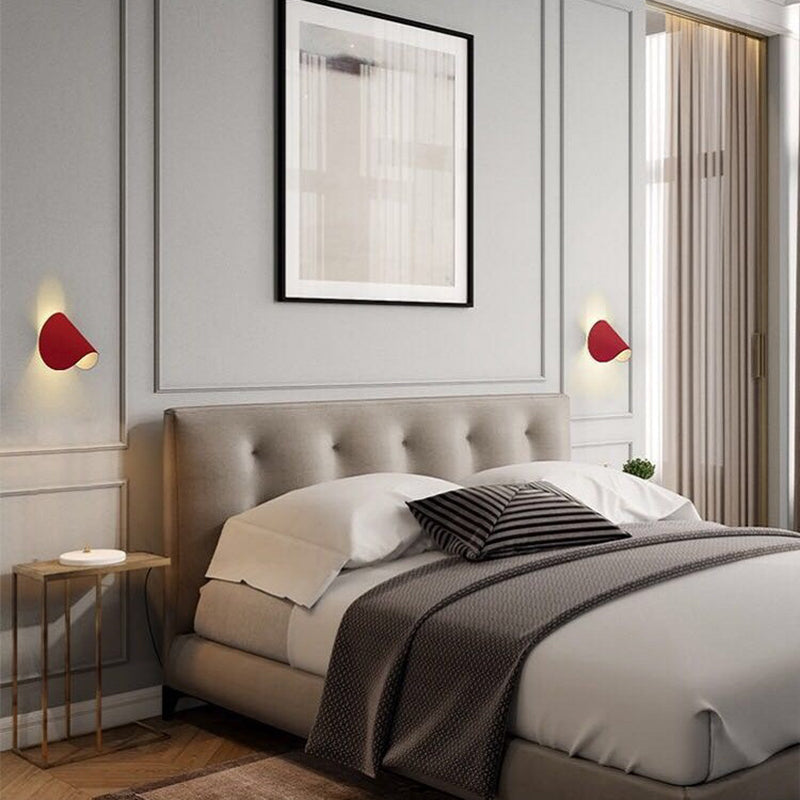 Norvo | Eveline Moderne Geometrisk LED 4 Farge Vegglys Innendørs/Utvendig Metall