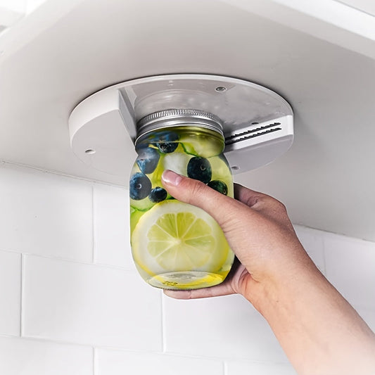 Norvo | Seniorvennlig glassåpner - Artritisvennlig flaske- og boksåpner for oppbevaring under skapet, enkelt å bruke design
