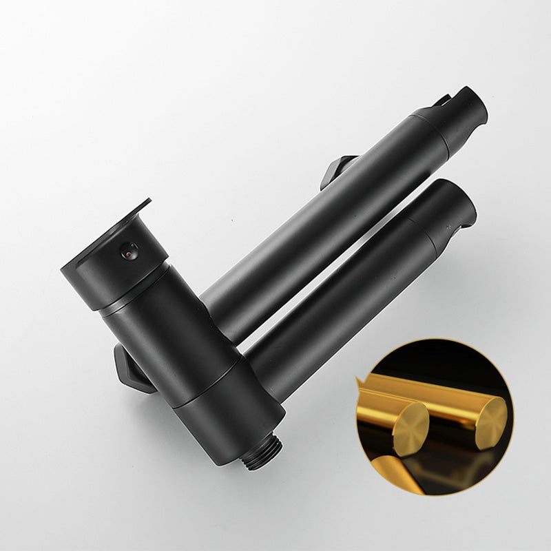 Norvo | Moderne Bad Ram Stykk Enkelt Håndtak Veggmontert Badekararmatur med Hånddusj