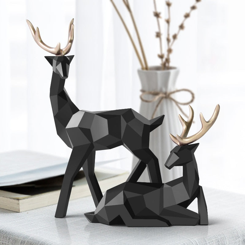 Norvo | Abstrakte Hjortefigurer Par
