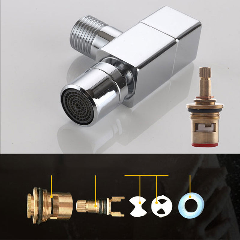 Norvo | Moderne Vegghengt Baderomsbatteri Knott Håndtak Solid Messing Rundt Batteri