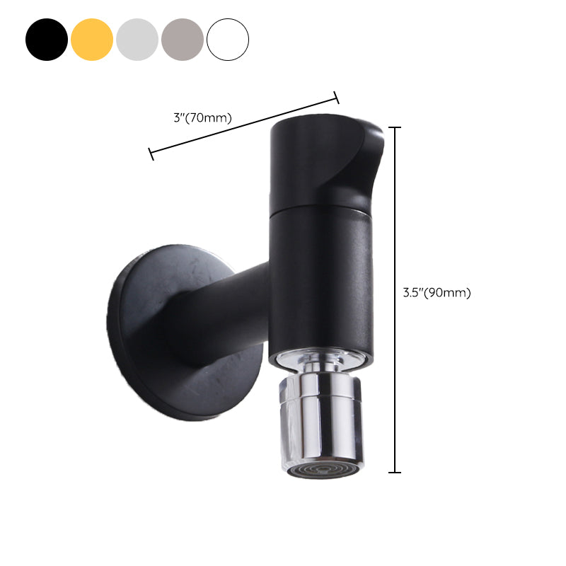 Norvo | Moderne Vegghengt Baderomsbatteri Knott Håndtak Solid Messing Rundt Batteri