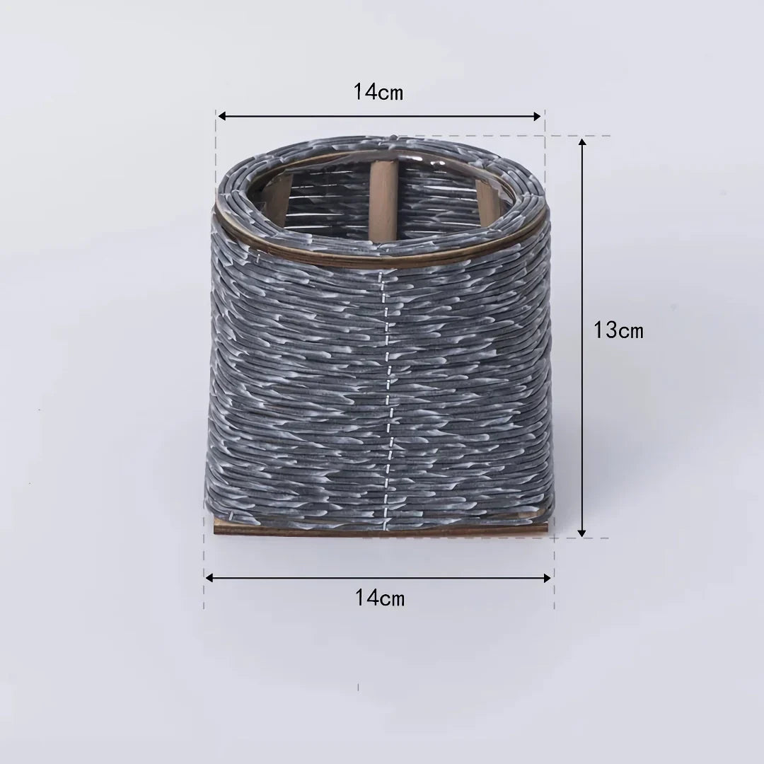 Norvo | Nordisk Håndvevd Imitaasjon Rattan Blomsterpotte