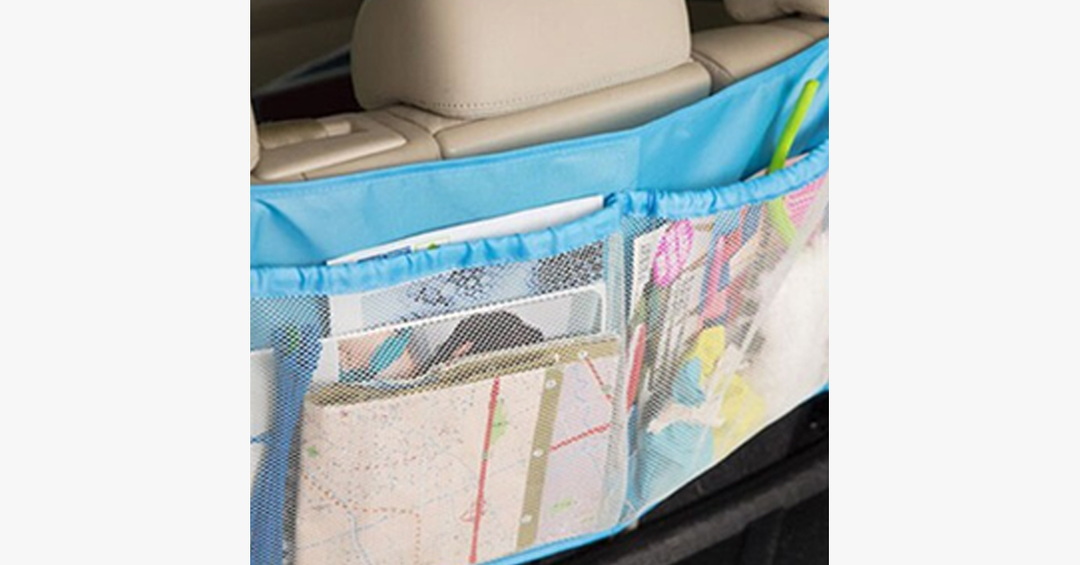 Norvo | Multi-Seksjon Bil Baksete Organizer – Holder Bilen Ren!