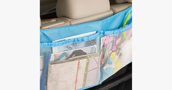 Norvo | Multi-Seksjon Bil Baksete Organizer – Holder Bilen Ren!