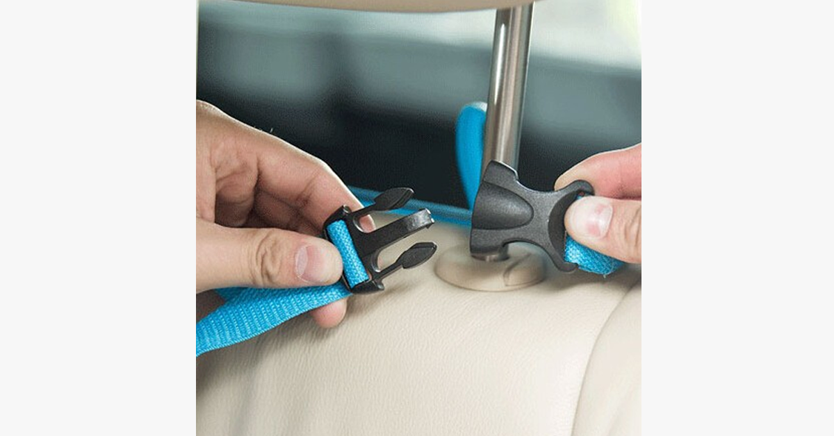 Norvo | Multi-Seksjon Bil Baksete Organizer – Holder Bilen Ren!