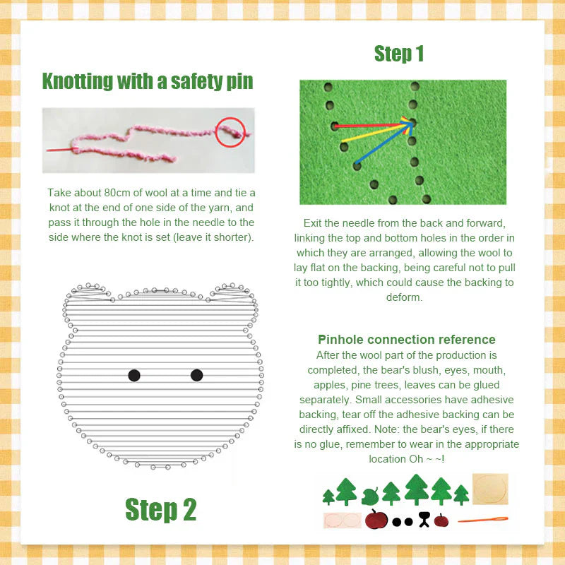 Norvo | DIY Broderi Dukke Sett for Barn — Slipp løs leken kreativitet og stolthet i små hender!