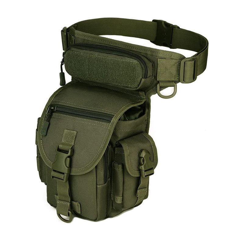 Norvo | Nylon Vanntett Menn Taktisk Livbånd Leg Travel Belt Bag