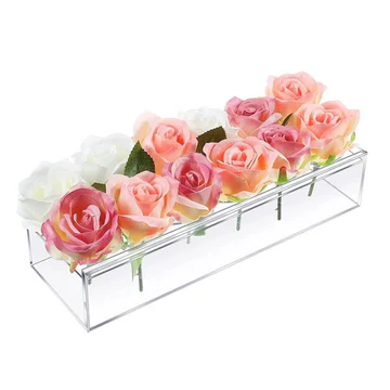 Norvo | Klar akryl blomsterkrukke